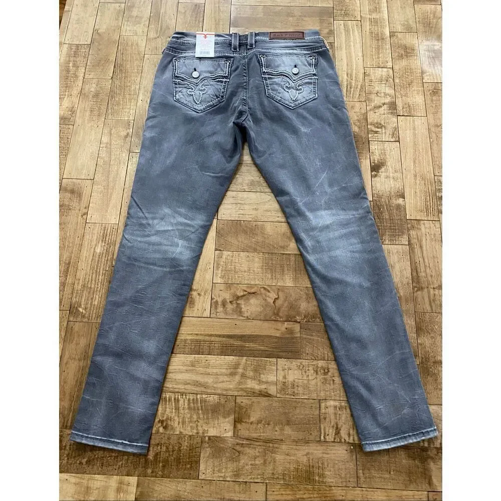 Rock Revival Alba Easy Skinny Denim Women’s Jeans Sz 31/32